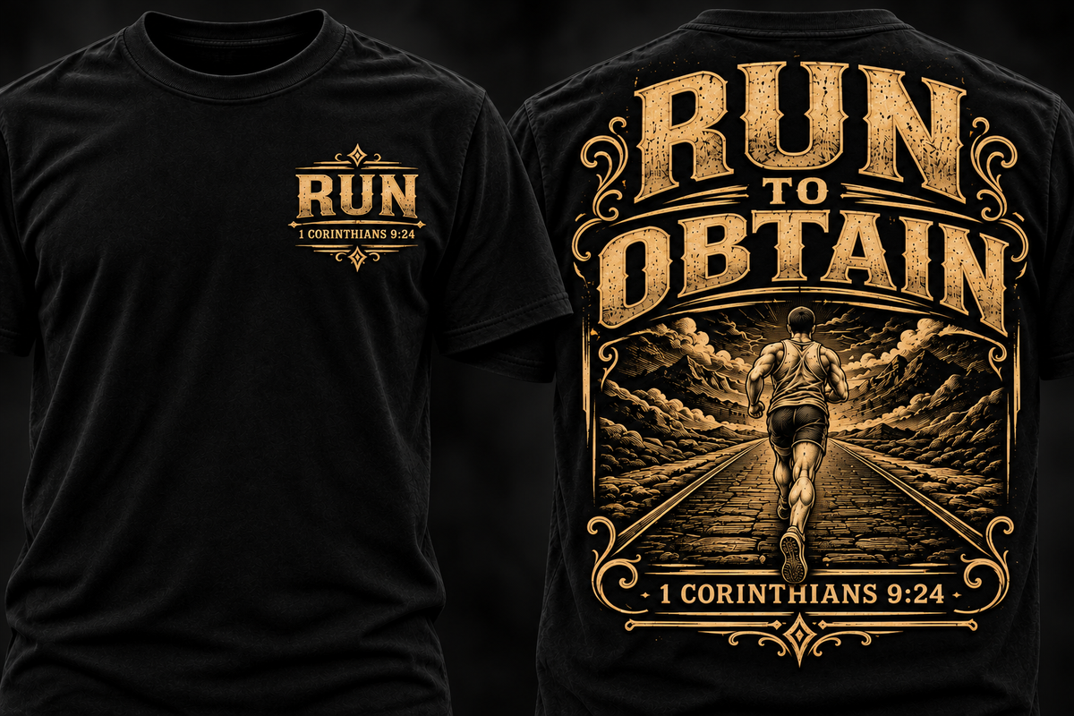 Runner (1 Corinthians 9:24) Shirt & Hoodie