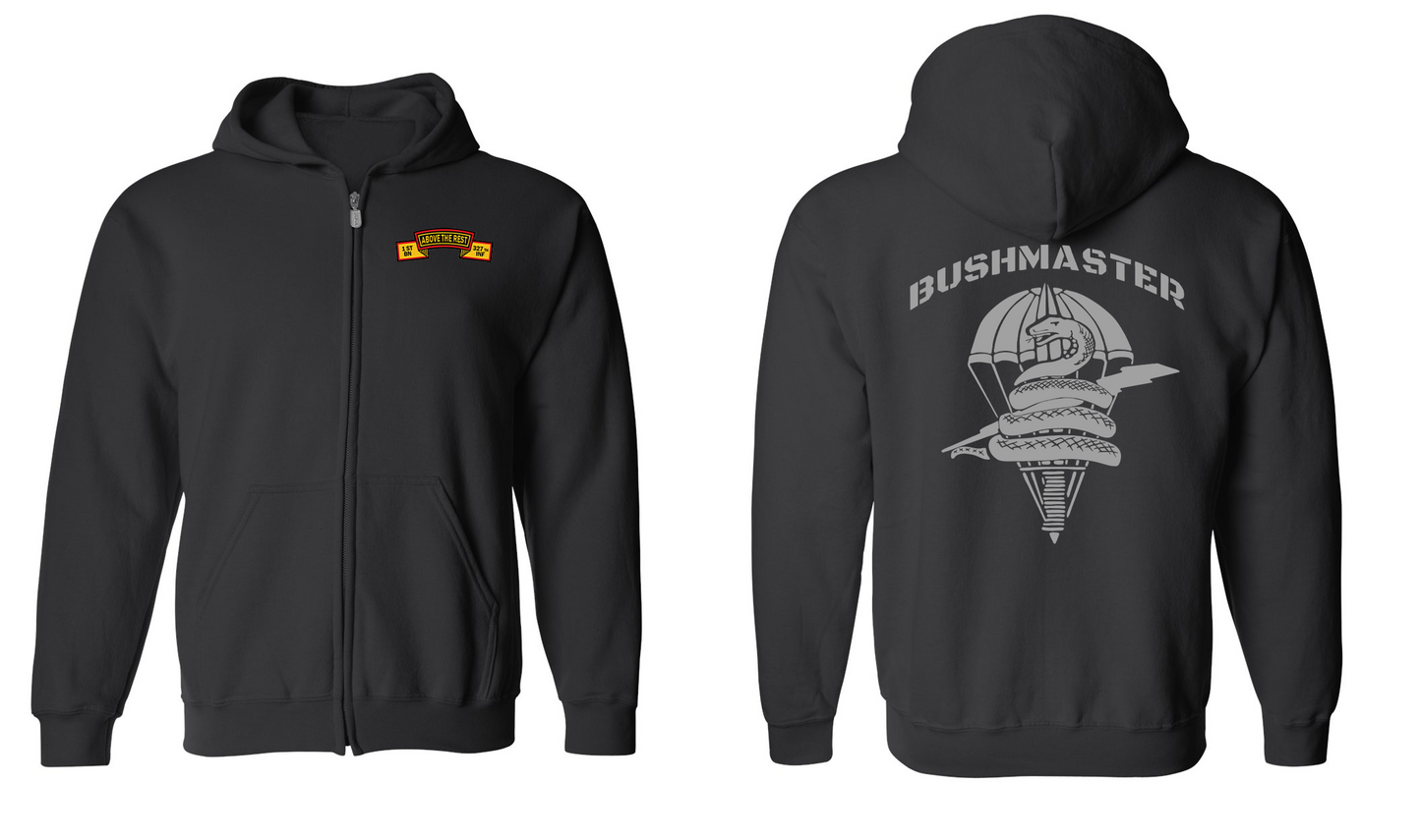 Bushmaster 1-327IN FRG Zip Hoodie Sweatshirt