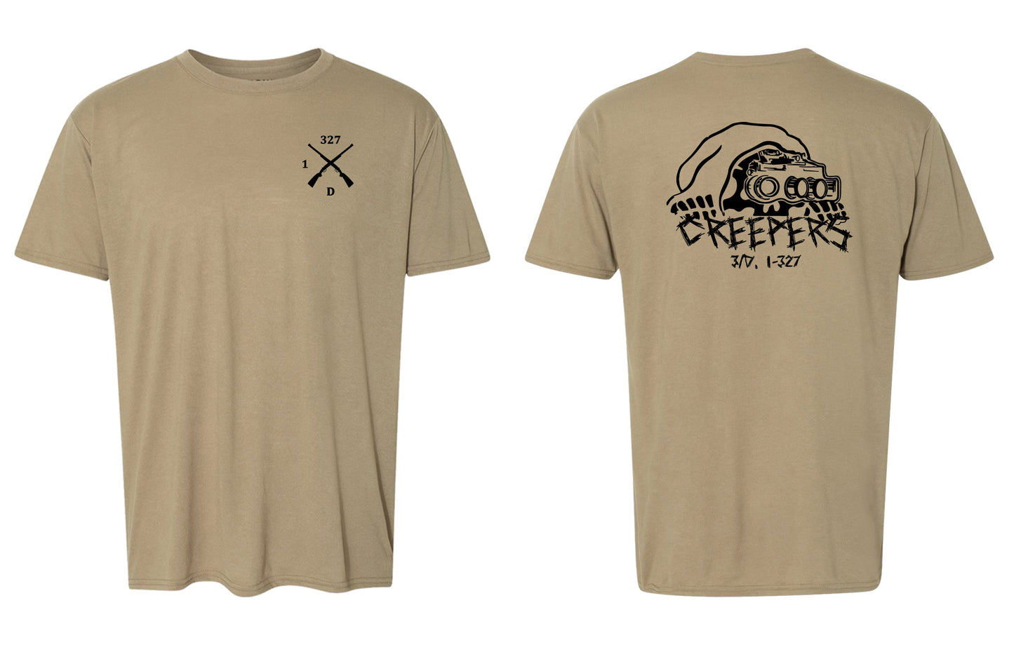 Delta Company, 1st Battalion, 327th Infantry Regiment T-Shirt | Maddog 1-327 IN