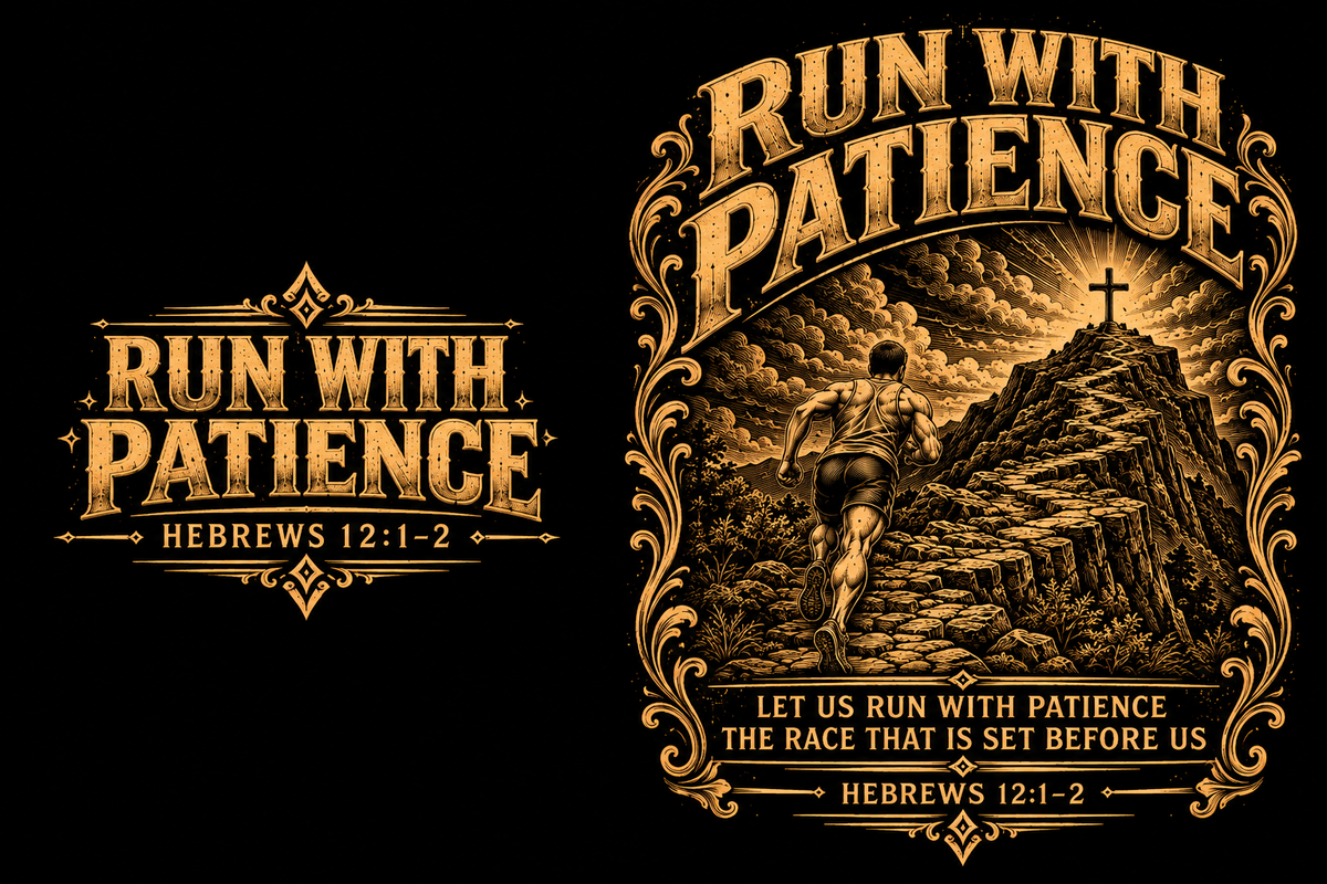 Runner (Hebrews 12:1-2) Shirt & Hoodie