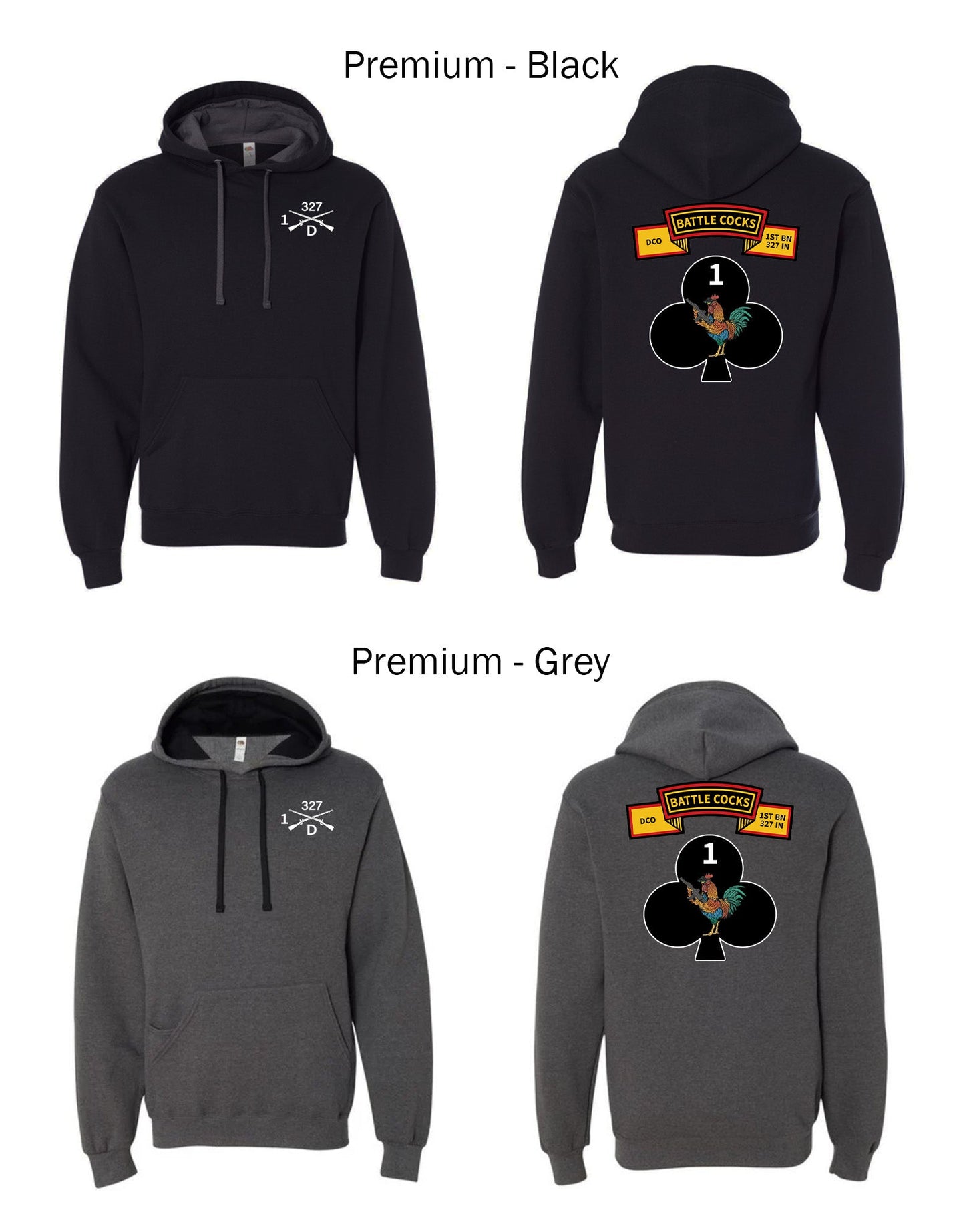 Delta Company, 1st Battalion, 327th Infantry Regiment Hoodie & Sweatshirt | Maddog 1-327 IN