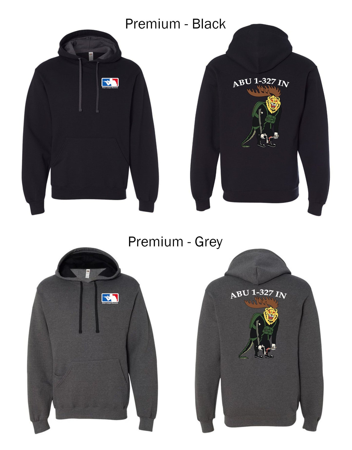 Alpha Company 1st Battalion 327th Infantry Regiment Sweatshirt & Hoodie – ABU 1-327 IN