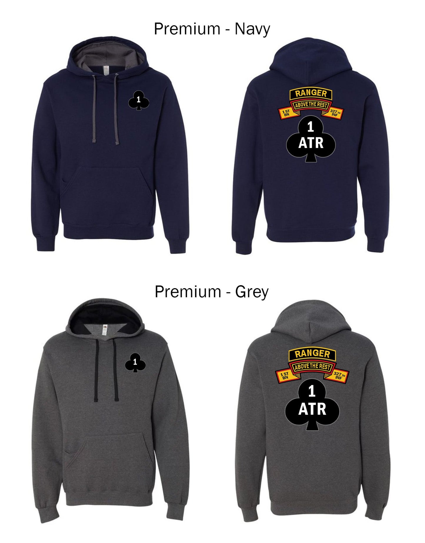 1st Battalion 327th Infantry Regiment Ranger Sweatshirt & Hoodie – Above the Rest