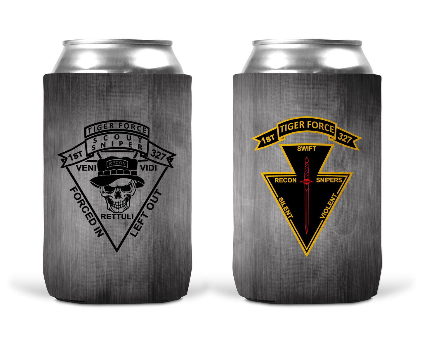 Tiger Force Scout Platoon 1st Battalion 327th Infantry Regiment Koozie – Tiger Force 1-327 IN Fort Campbell Koozie