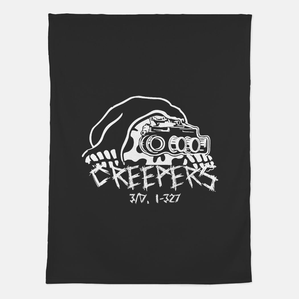 Delta Company, 1st Battalion, 327th Infantry Regiment Throw Blanket | Maddog 1-327 IN