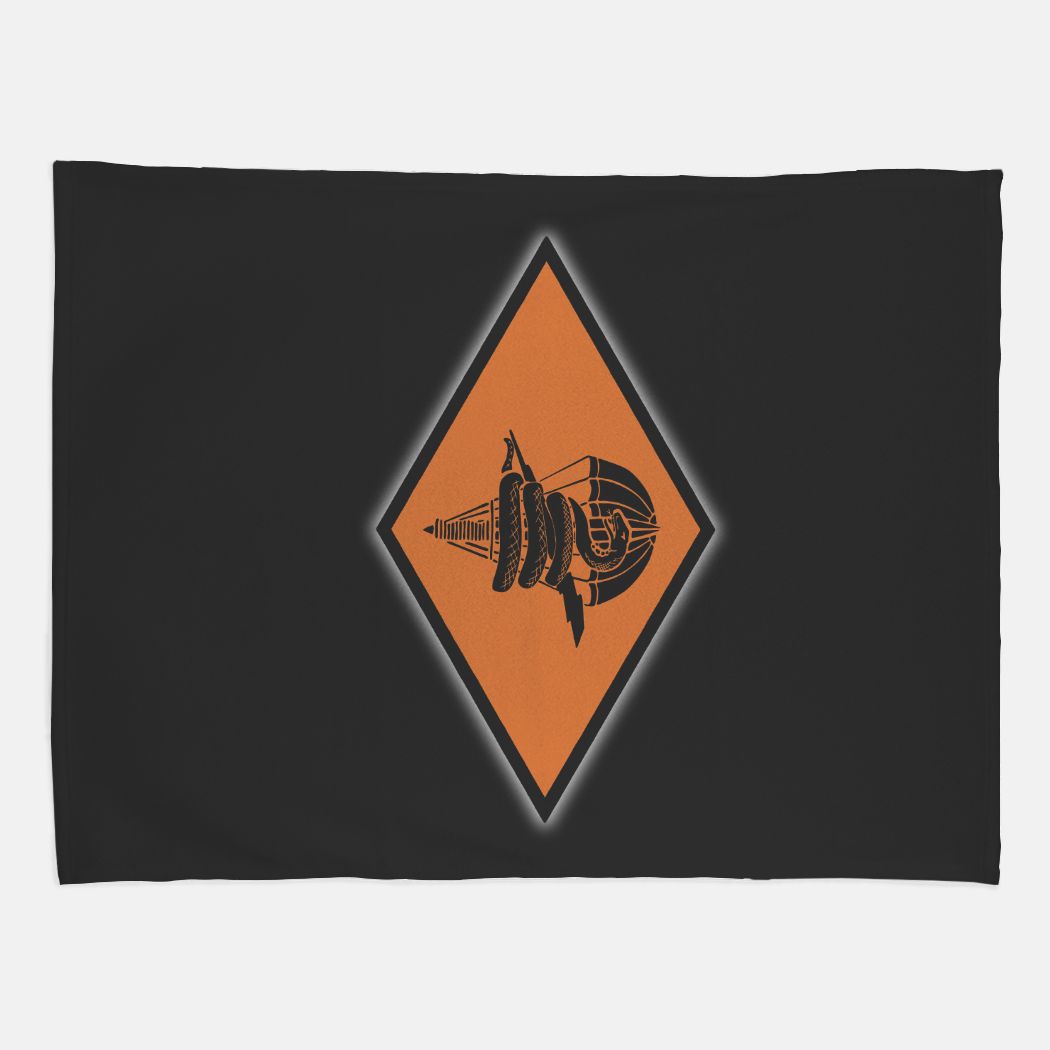 Bravo Company Bushmaster 1st Battalion 327th Infantry Regiment Throw Blanket – Bushmaster 1-327 IN