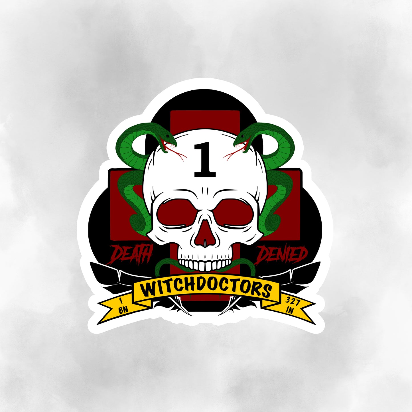 Headhunter 1-327IN Die Cut Stickers