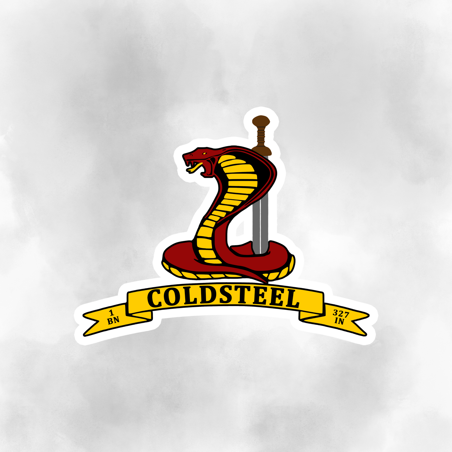 Coldsteel 1-327IN Die Cut Stickers