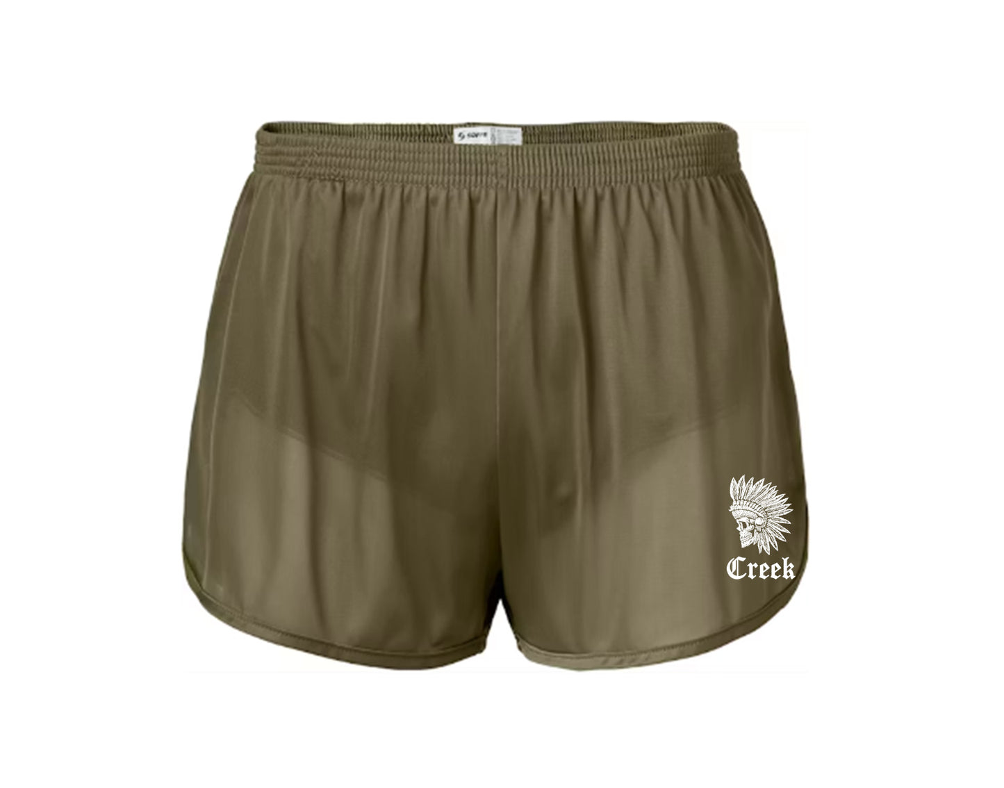 Creek Company Charlie Company 2nd Battalion 4th Infantry Regiment Ranger Shorts – Creek 2-4 IN Fort Johnson PT Shorts