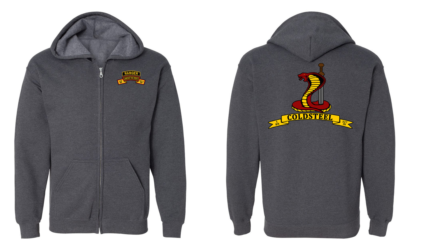 Coldsteel 1-327IN FRG Zip Hoodie Sweatshirt