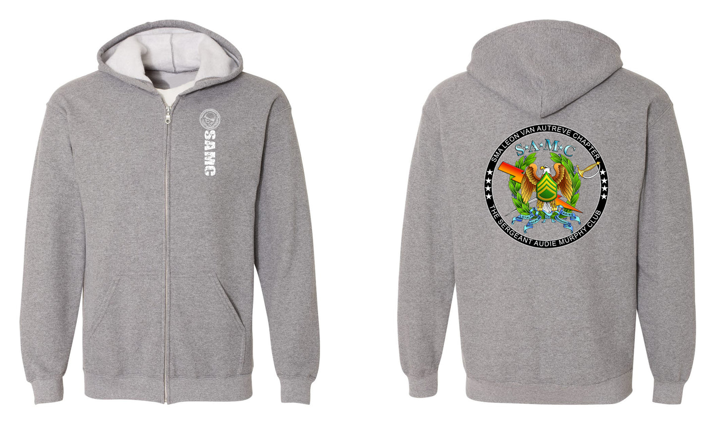 Leon Van Autreve Chapter SAMC Zip Hoodie Sweatshirt