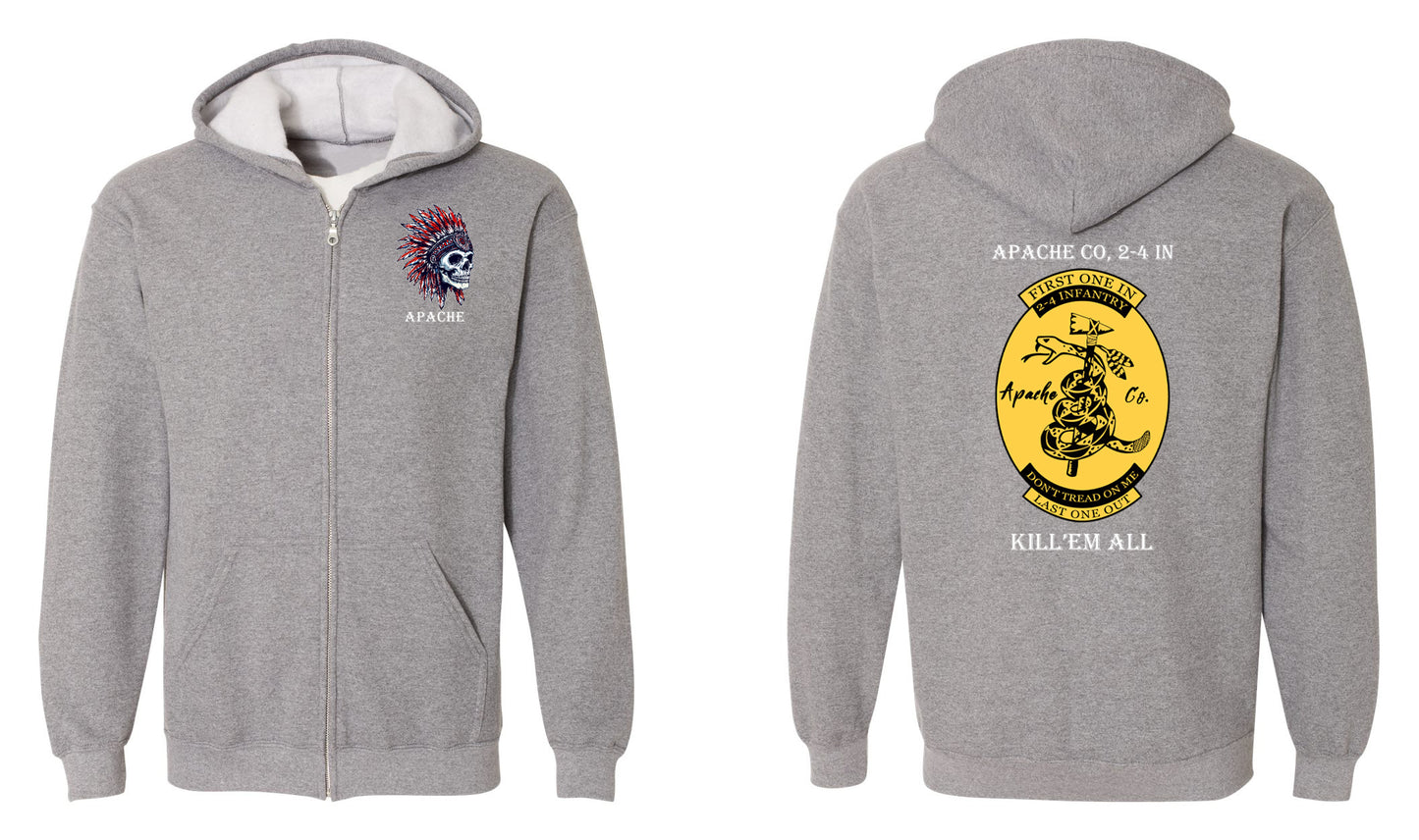 Apache 2-4 IN Zip Hoodie Sweatshirt