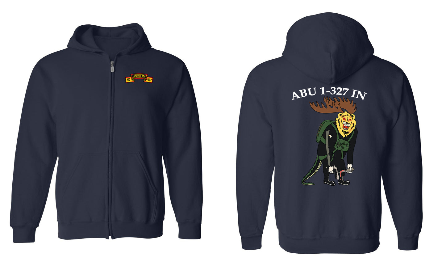 ABU 1-327IN FRG Zip Hoodie Sweatshirt
