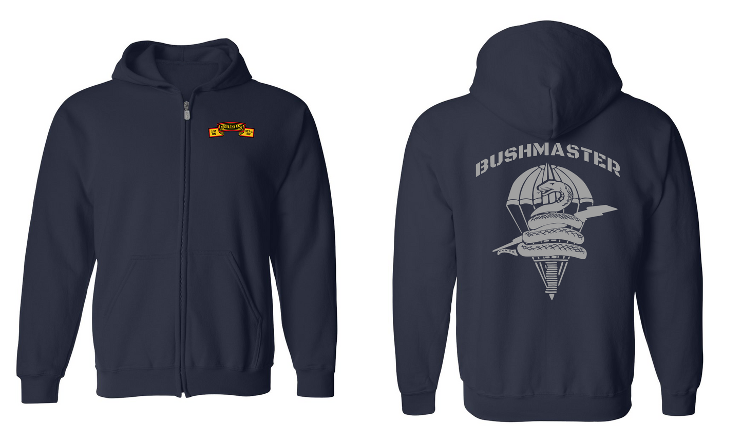 Bushmaster 1-327IN FRG Zip Hoodie Sweatshirt