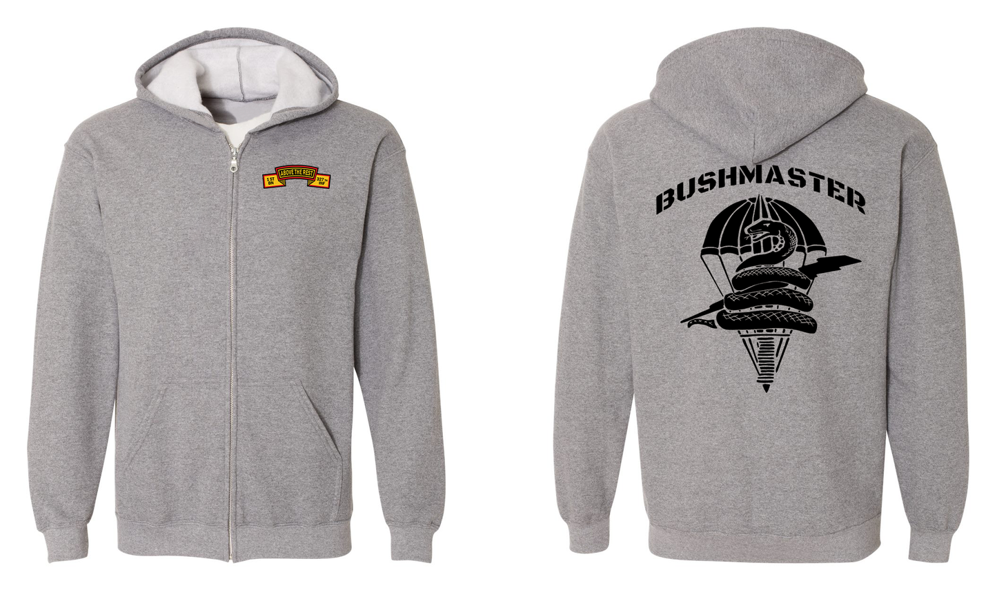 Bushmaster 1-327IN FRG Zip Hoodie Sweatshirt