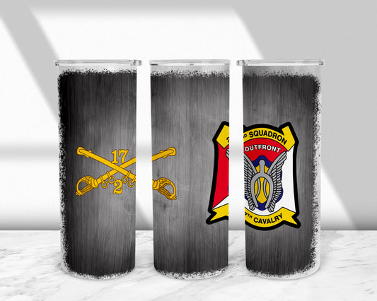 Squadron 2-17 CAV 20oz  Tumblers