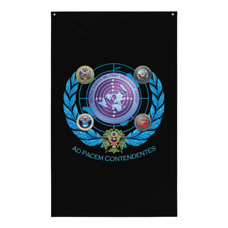 U.S. Military Observer Group Wall Flag | USMOG Always Striving Military Flag