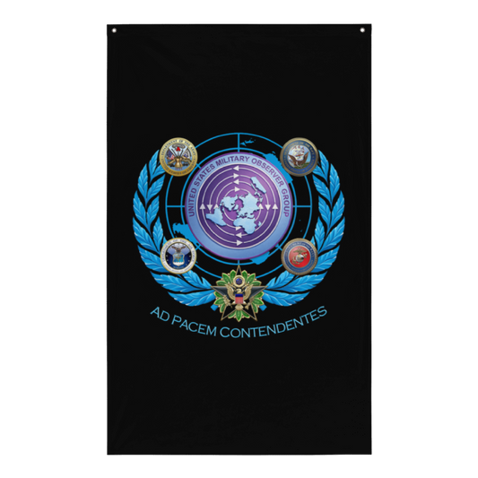 U.S. Military Observer Group Wall Flag | USMOG Always Striving Military Flag