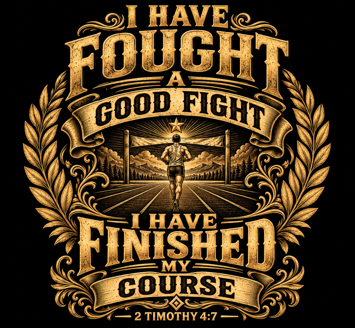 Runner (2 Timothy 4:7) Shirt & Hoodie