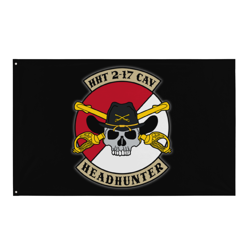 Headhunters 2-17 CAV Flag