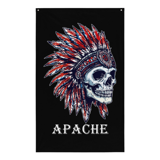 Apache Company 2nd Battalion 4th Infantry Regiment Flag – Kill'em All 2-4 IN Wall Flag
