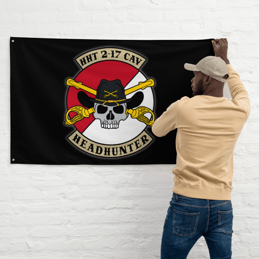 Headhunters 2-17 CAV Flag