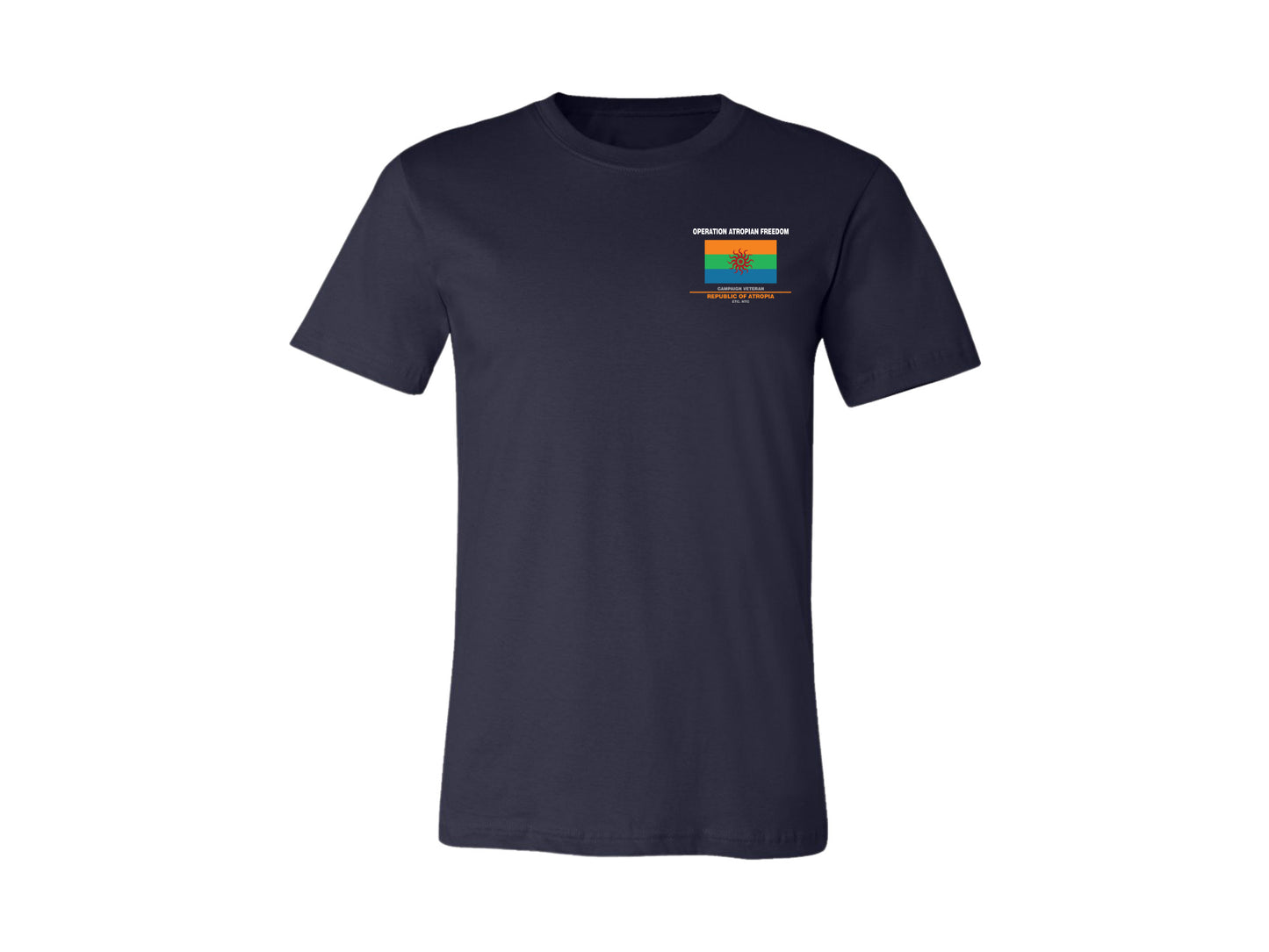 Atropia Flag T-Shirt & Hoodie | Operation Atropian Freedom Campaign Veteran