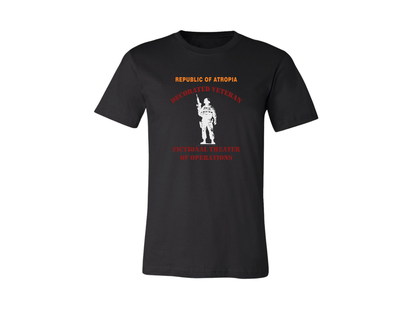 Decorated Veteran Fictional Theater of Operations T-Shirt & Hoodie | Republic of Atropia