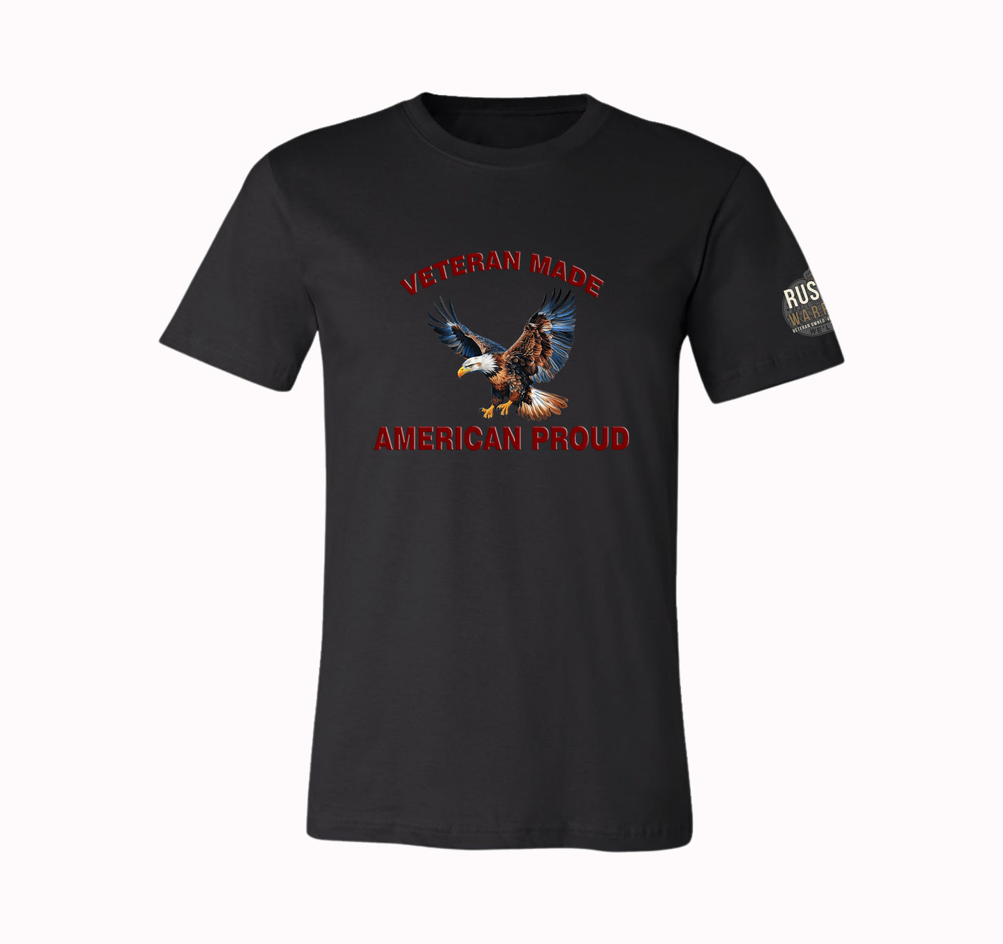 Veteran Made American Proud T-Shirt & Hoodie | Patriotic Veteran Apparel