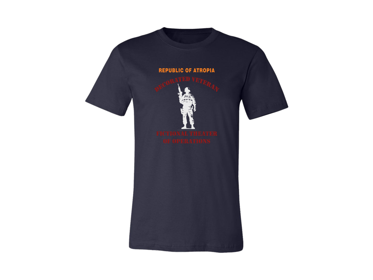 Decorated Veteran Fictional Theater of Operations T-Shirt & Hoodie | Republic of Atropia
