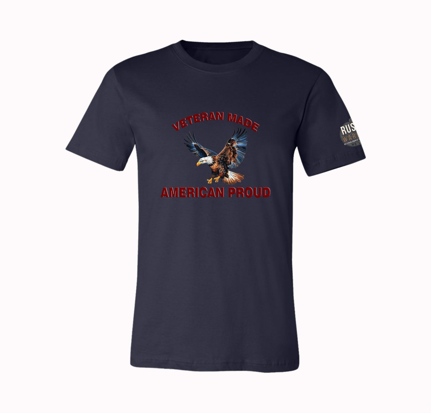 Veteran Made American Proud T-Shirt & Hoodie | Patriotic Veteran Apparel
