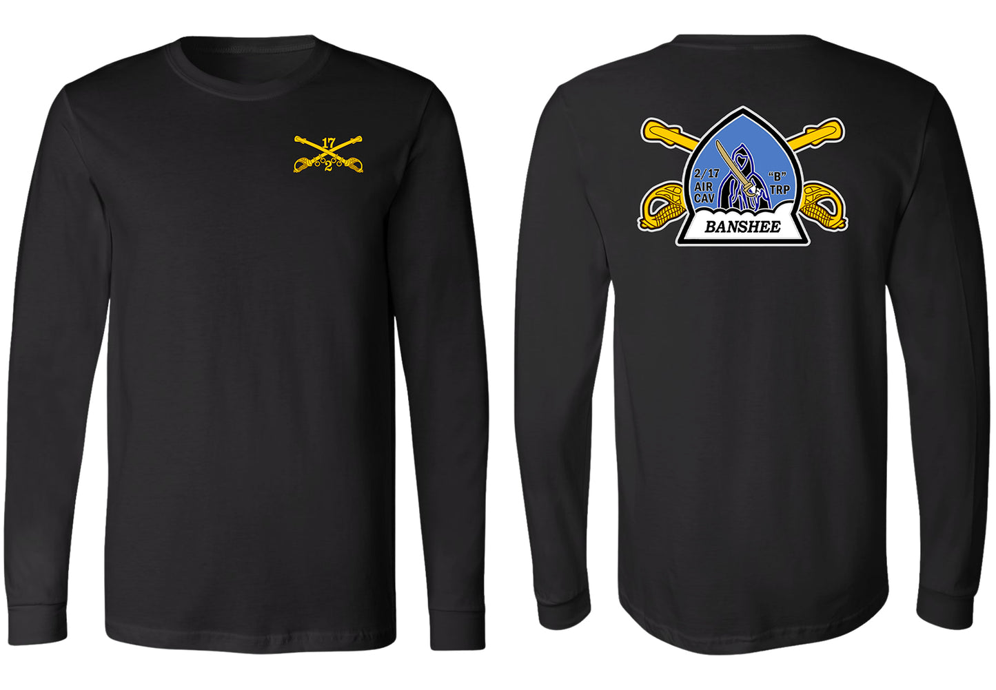 Banshee Bravo Troop 2-17 Cavalry Starter Bundle – B Troop Army CAV Apparel Pack