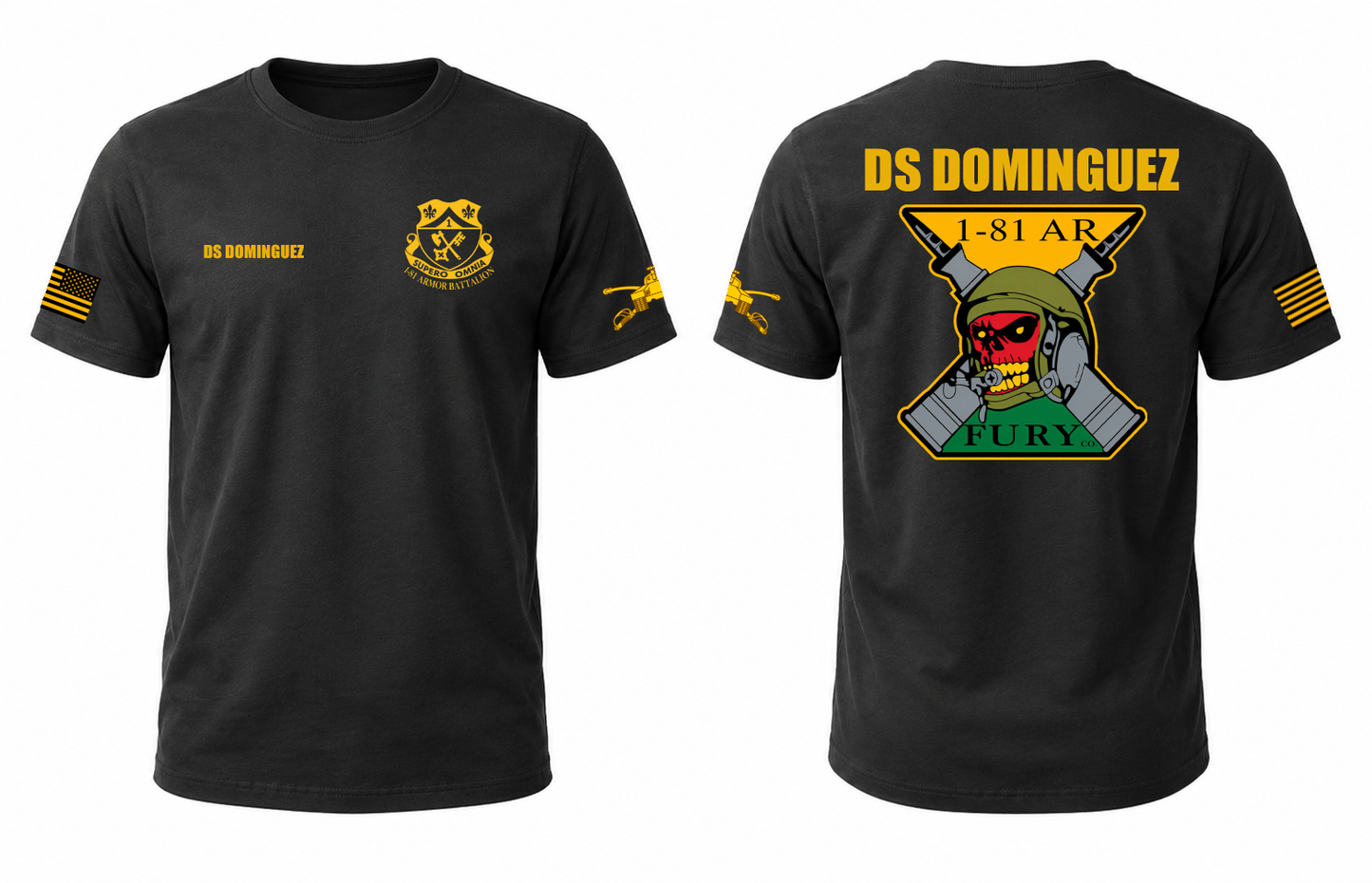 Fury T-Shirt – Personalized with Name & Rank