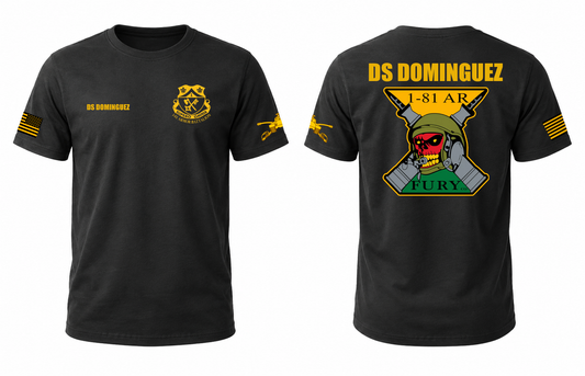 Fury T-Shirt – Personalized with Name & Rank