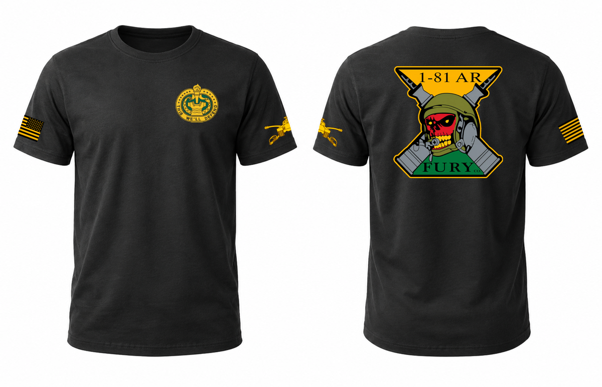 Fury Starter Pack – Custom Apparel Bundle Personalized with Name & Rank