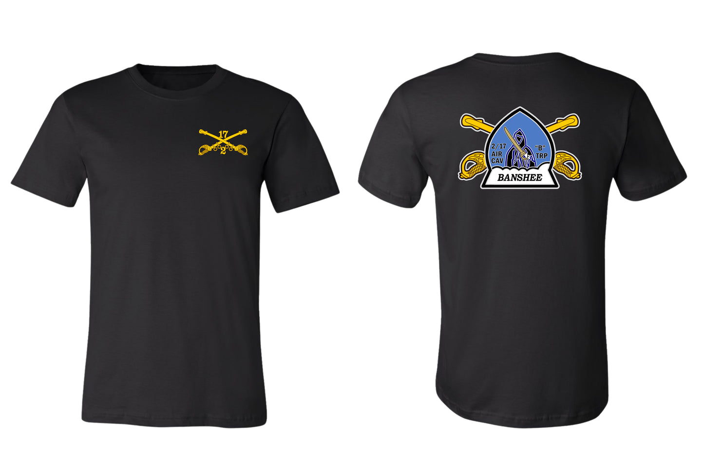 Banshee Bravo Troop 2-17 Cavalry Starter Bundle – B Troop Army CAV Apparel Pack