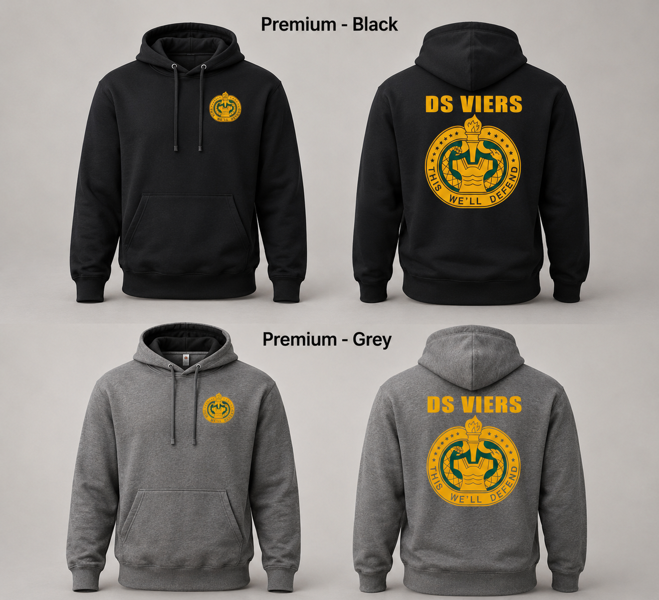 Army Drill Sergeant Hoodie & Sweatshirt – Personalized with Name & Rank
