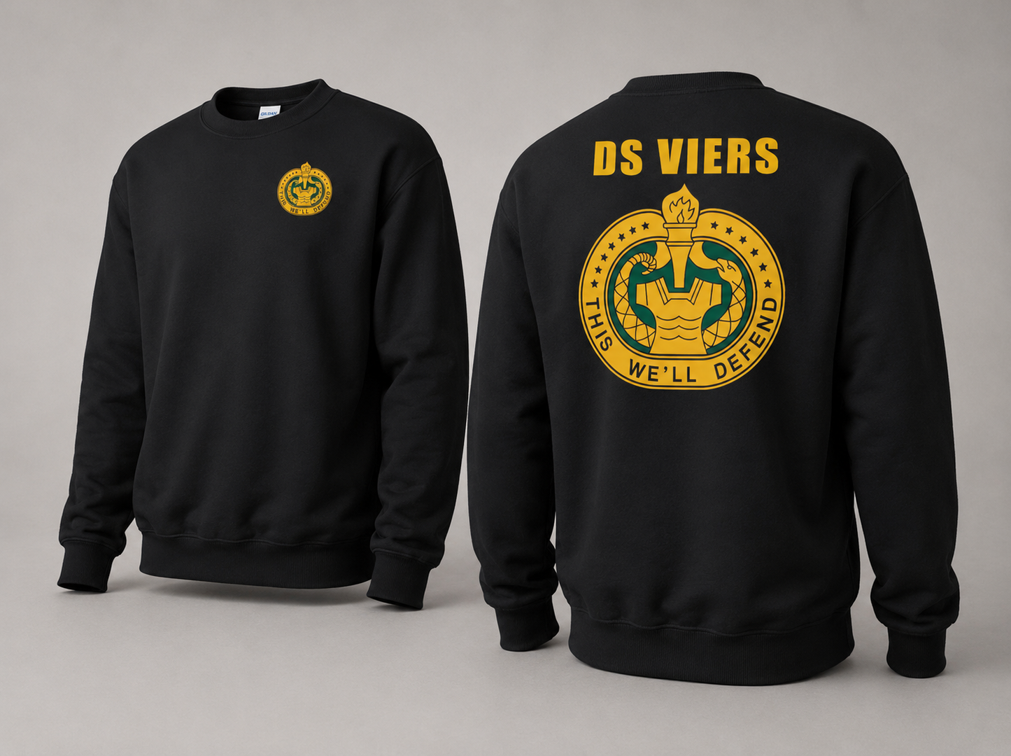 Army Drill Sergeant Hoodie & Sweatshirt – Personalized with Name & Rank