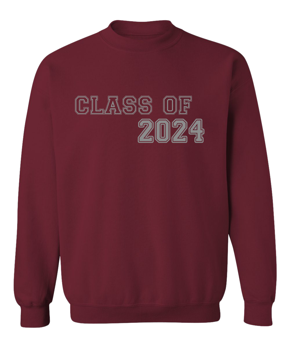 Class of 2024 sweatshirts and hoodies