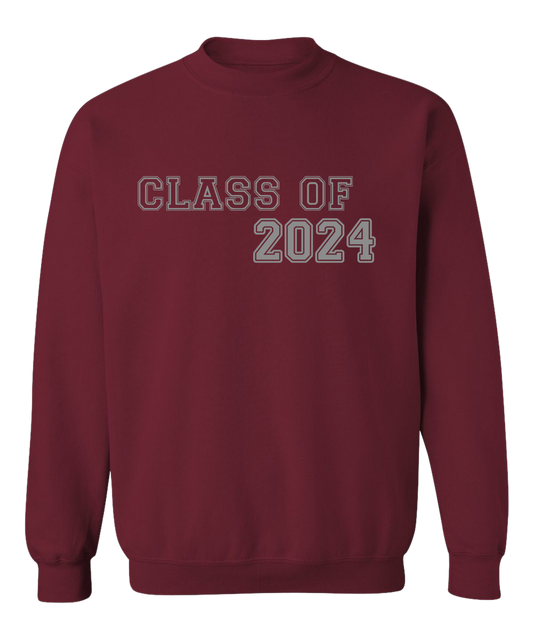 Class of 2024 sweatshirts and hoodies