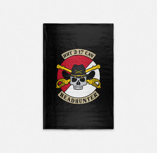 Headhunters 2-17 CAV Throw Blanket