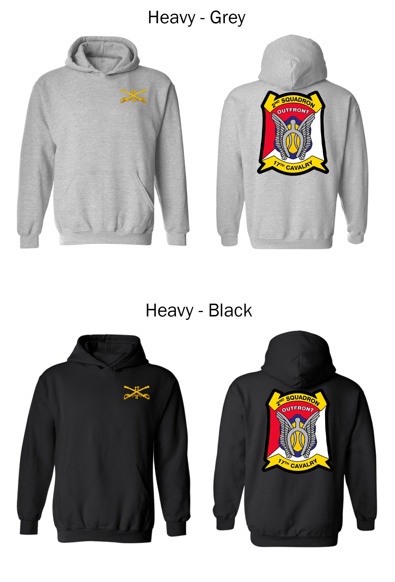 Squadron 2-17 CAV Sweatshirts/Hoodies