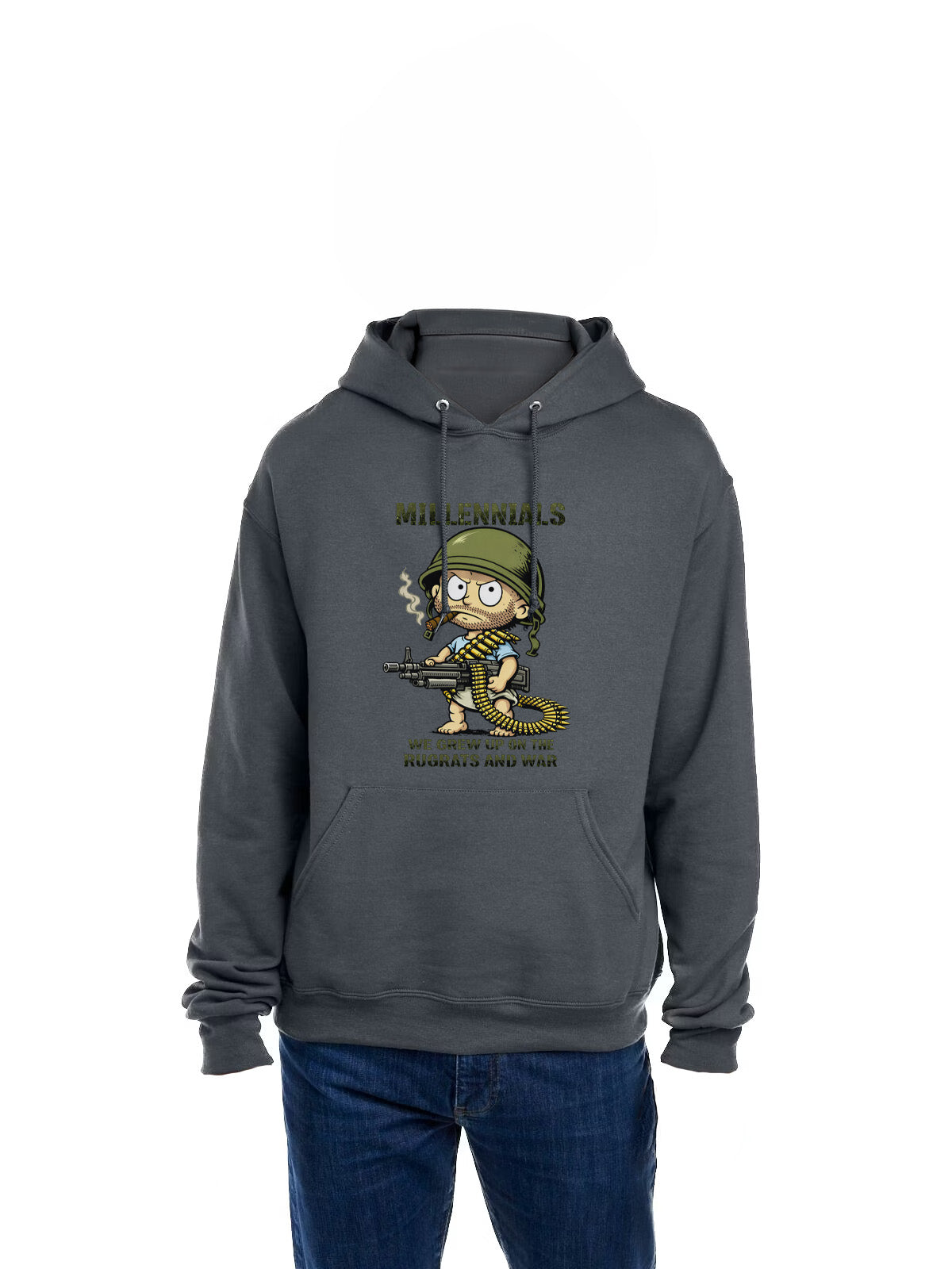 Millennials We Grew Up on the Rugrats and War T-Shirt & Hoodie | The Veteran Baby