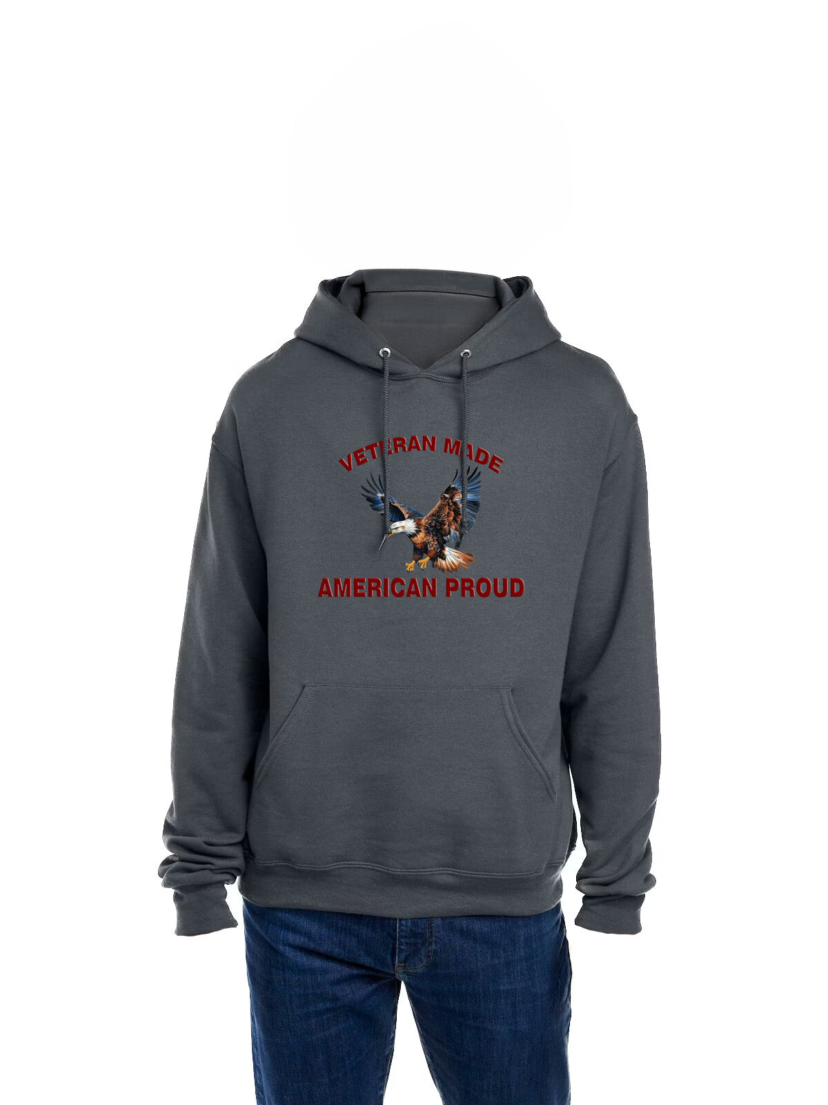 Veteran Made American Proud T-Shirt & Hoodie | Patriotic Veteran Apparel