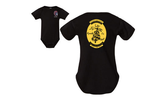 Alpha Company, 2nd Battalion, 4th Infantry Regiment Baby Onesie | Apache 2-4 IN