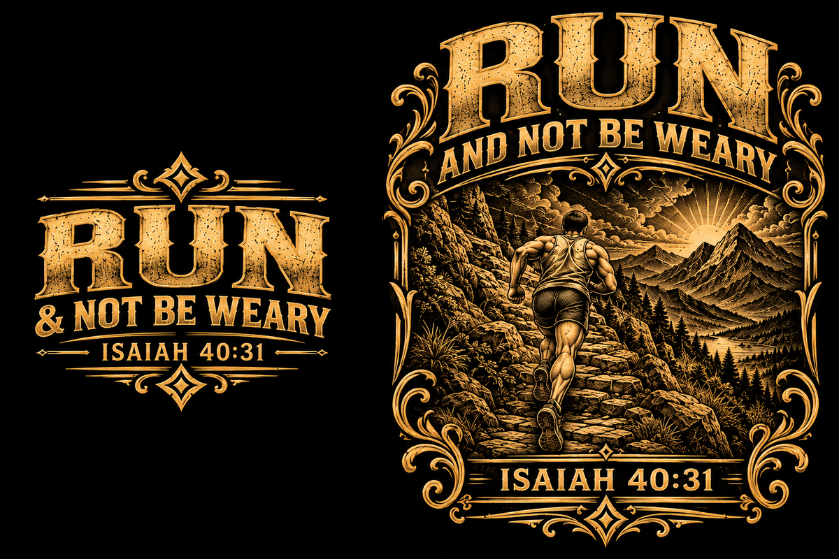 Runner (Isaiah 40:31) Shirt & Hoodie