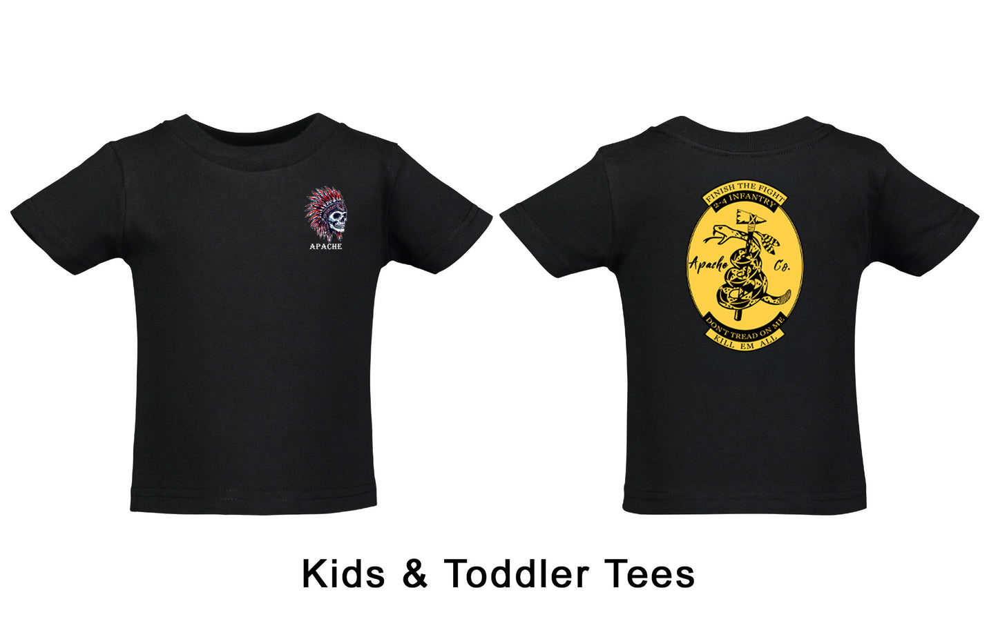 Alpha Company, 2nd Battalion, 4th Infantry Regiment Youth Apparel | Apache 2-4 IN