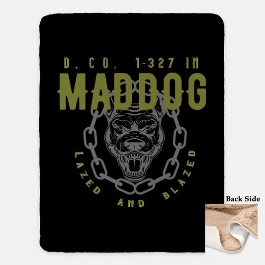 Maddog 1-327IN FRG Throw Blanket