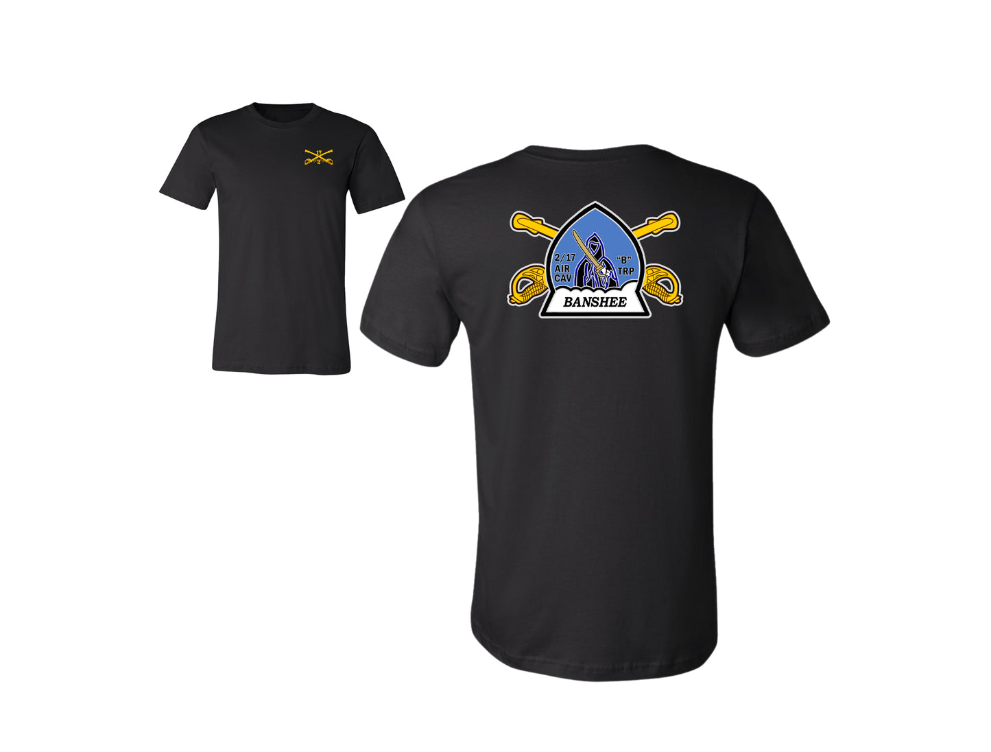 Banshee Bravo Troop 2-17 Cavalry Starter Bundle – B Troop Army CAV Apparel Pack