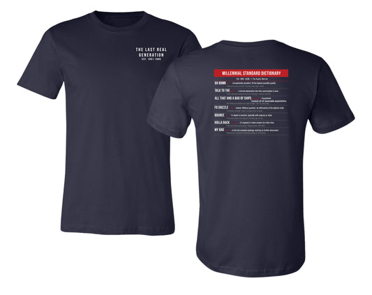 Millennial Standard Dictionary Shirt & Hoodie | The Last Real Generation